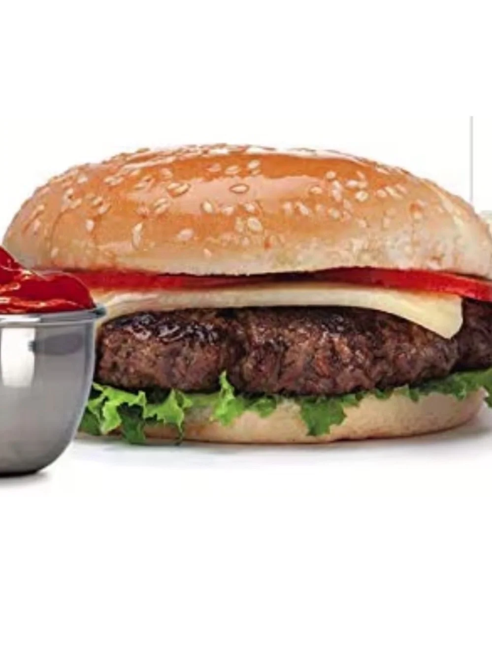 Joie Stainless Steel Condiment Set with Red and Green Silicone Lids